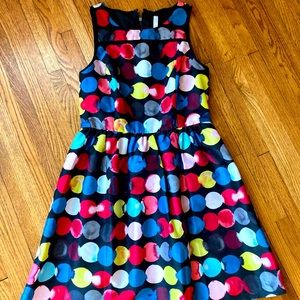Polka dot cocktail dress